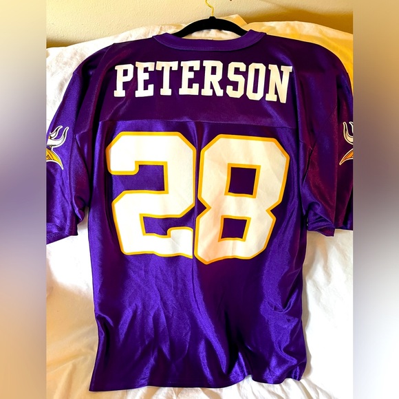Medium Men’s Minnesota Vikings Jersey #28 Adrian Peterson - Picture 1 of 8